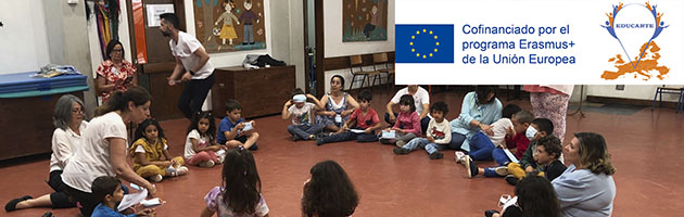 EducArte en Identidad Europea: talleres de la FYME y la Universidad Rey Juan Carlos en la Escuela Cruz de Picada en Évora (Portugal)