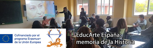 EducArte en Identidad Europea: el IES La Serna recibe la visita de la Fundación Violeta Fridman